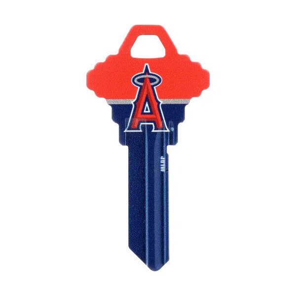 Hillman HILLMAN MLB Los Angeles Angels Painted Key House/Office Universal Key Blank SC1 Single, PK6 89650 - main